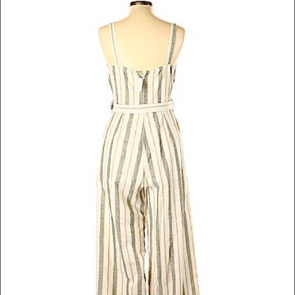 Plus size striped Jumpsuit - Picture 4 of 5